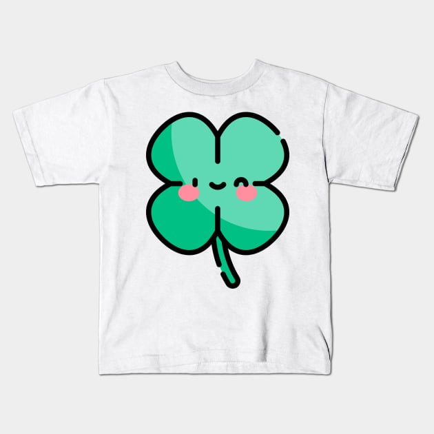 Cutie Clover! Kids T-Shirt by MysticTimeline